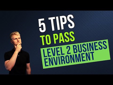 AAT Business Environment Synoptic - 5 Tips to Pass Your Exam!