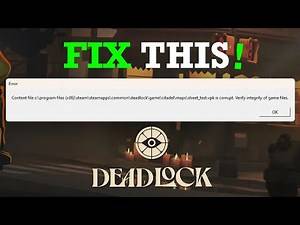 How To Fix Deadlock Error Street_test.vpk is corrupt Verify integrity of game files