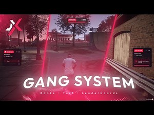 JX Gang System for FiveM - Turfs, Gangwars, Airdrops | [ESX/QB/QBOX]