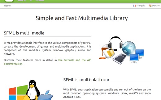 SFML简单多媒体库的简介与使用(C++)