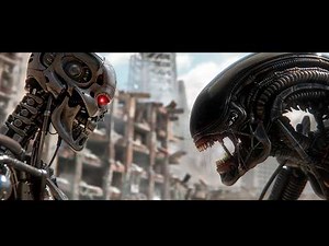The Aliens are attacking! 1,050,000 Xenomorphs VS 300,000 Terminators - Epic Battle - UEBS2 [4k]