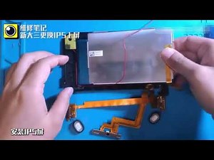 How to replace new 3ds xl IPS screen ？