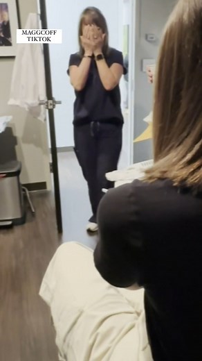 Heartwarming surprise! Maggie Coffman in Atlanta surprised her mom, Terri, with baby news and who will be a first-time nana. 💕 | CBS Mornings