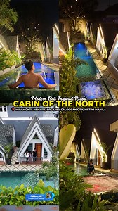 Dinarayong Modern Bali Inspired na Resort sa Metro Manila 😍 📍 Cabin of the North Miramonte Heights, Brgy 180, Caloocan City | Tamsup.