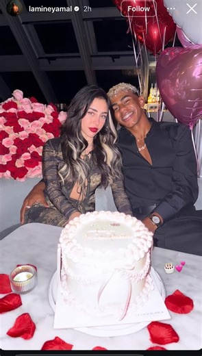 Lamine Yamal pubblica una foto con Nicki Nicole su Instagram ufficializzando il legame