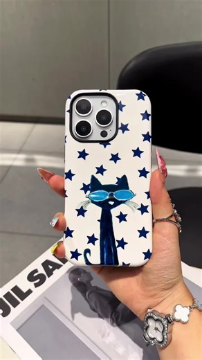 cute Pete the cat for you hand 🎸#phonecase#iphonecase#pete#cat#fyp