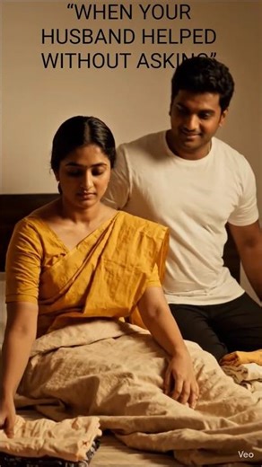 Husband Helps Tired Wife With Love 💕 #LoveShorts #CoupleGoals #Romance #Shorts
