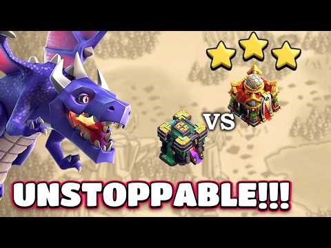 Strongest Th14 Attack using Dragons | Destroy higher town halls