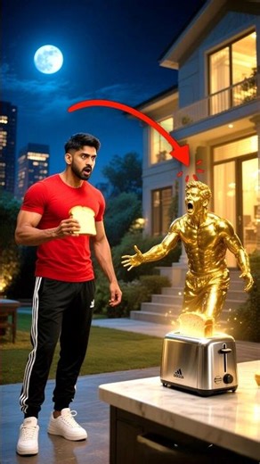 A Magical Toaster that Turns Everything into GOLD 💰 #ai #magic