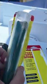 Emergency Sunglasses Repair with Star brite Epoxy Putty Stick