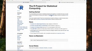 Mac下载R及Rstudio