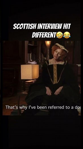 Scottish interviews hits different 🤣😂