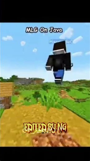 MLG ON JAVA VS MLG ON BADROCK#minecraft#fpyシ#edit #shorts