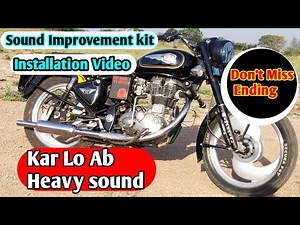 Sound Improvement kit Installation ( Full Process ) Bullet Bike