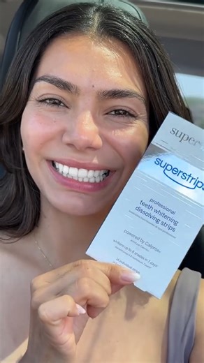 supersmile®️ on Instagram: "Supersmile’s fast-dissolving teeth whitening strips are the only teeth whitening strips infused with supersmile’s proprietary ingredient Calprox®, designed as the most convenient and fastest way to whiten your teeth! Clinically proven to whiten your teeth 8 shades in 7 days (on average), the results speak for themself! ✨🤍 . . . #supersmile #oralcare #teethwhitening"