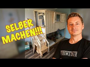 DIY IKEA HACK KURA HOCHBETT // SO BAUST DU DIR EIN TOLLES KINDERHAUSBETT //