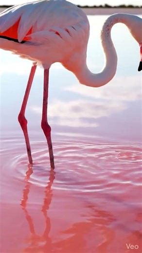 Flamingo Walking in Water Ultra Real 4K #birds #wildlife #nature #adorablechicks #wildlife
