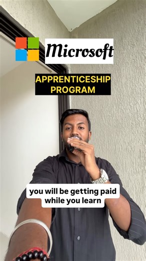 Paras Atal on Instagram: "Microsoft Apprenticeship program is out! 2025 passouts in Computer Science Engineering or related fields(BTech,BCA BSc Computer Science etc) can apply! Paid opportunity,do not miss! #microsoft #apprenticeship #parasatal Want more such program reels?"