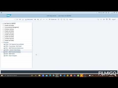 How to Create Function Group in SAP