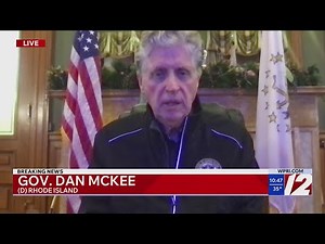 10:43 PM: Gov. Dan McKee joins 12 News live via Zoom