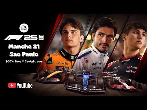 [PS5] - F1 25 - São Paulo - Cockpit cam*100% Race - Team-eRacing