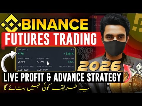 Binance Futures Trading Advance Strategy | 🔴Live Profit | Futures Trading For Beginners