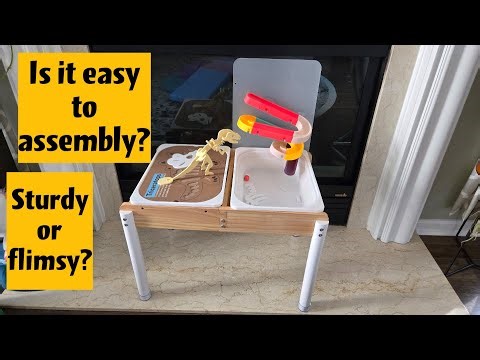 Wooden Sand & Water Table for Toddlers | Montessori Sensory Play