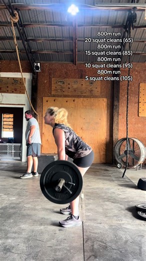 When the Wod has 2 miles in it 😍