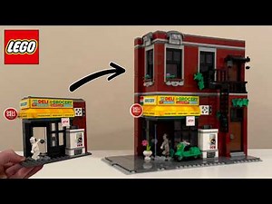 UPGRADING the LEGO Spider-Man Across the Spiderverse Deli!