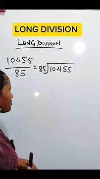 Long division method. #mathshorts #exam