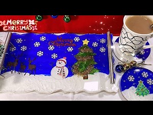 How to Make a Resin Tray for Christmas