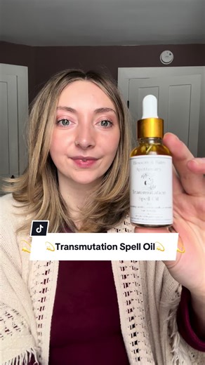 Transmutation Spell Oil | Rooted in the concept of alchemy, transmutation is the process of turning negative energy into positive energy. #transmutation #spelloil #witchysmallbusiness #ritualoil #spirituality