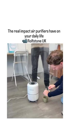 Life evolution on Instagram: "The real impact of an air purifier on your daily life goes far beyond what meets the eye. In this eye-opening demo from Rolfstone UK, a simple smoke test reveals the invisible chaos lurking in everyday indoor air—thick, swirling orange clouds of particles that represent dust, allergens, pet dander, cooking fumes, and microscopic pollutants we breathe in constantly. Without purification, these contaminants linger, triggering fatigue, headaches, irritated sinuses, dis