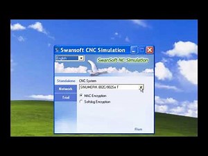 SSCNC Starting the SSCNC software