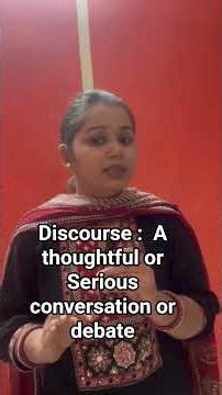 Discourse Meaning in English | Easy Explanation with Examples #english #vocabs #englishspeaking