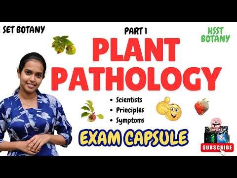 Plant Pathology - Part 1| HSST Botany |SET Boatany|