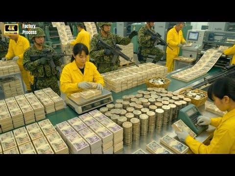 Inside the Japanese Yen Factory: How Japan Produces Its High-Security Currency (Full Process)