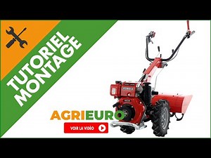 Motoculteur diesel medium Diesse Minitriss - Moteur Vulcan V245 - Fraise de 64 cm : tuto de montage