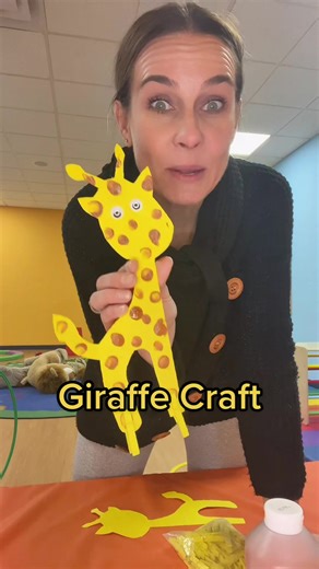 Adorable Giraffe Craft for Kids | Zoo and Jungle Theme