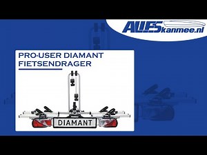 Pro-User Diamant Fietsendrager - Product Video | Alleskanmee.nl