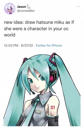 Drew everybody’s favorite girl 💘🌧#hatsunemiku #oc