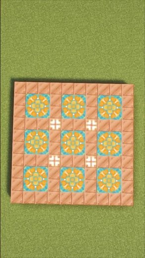 Minecraft | Floor Design 2 #minecraft #tutorial #shorts #asthetic