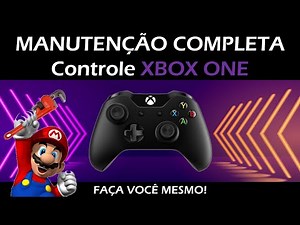 MANUTENÇÃO PROFISSIONAL CONTROLE XBOX ONE - LIMPEZA PREVENTIVA - P.J.&.P