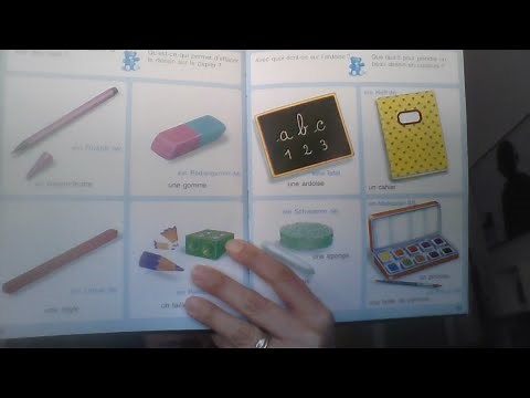 Le matériel scolaire en allemand