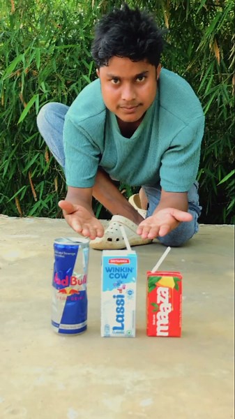 Redbull vs lassi vs maaza testing