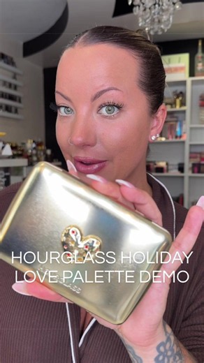 The MOST REQUESTED demo of ALL the @Hourglass Cosmetics Holiday Palettes! Let’s kick it up a notch for the @Sephora Exclusive Love Palette demo 🩷 #HourglassCosmetics #hourglassholiday2026 #HourglassPalettes #HourglassHoliday #HourglassLovePalette