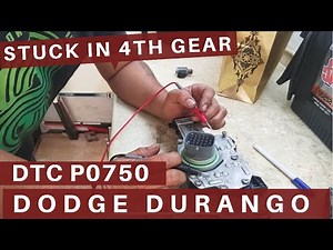 Dodge Durango Stuck in 4th Gear | DTC P0750 LR Solenoid Circuit | Here’s how to fix it!