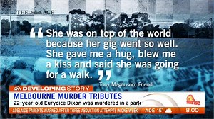 Much-loved comedian Eurydice Dixon was just minutes from home when she was attacked and killed in a North Carlton park. www.7news.com.au #7News | 7NEWS Melbourne