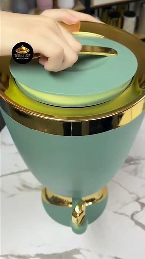 Şık Cam Su Sebili | Modern Su Dispenseri ve İçecek Sunumu