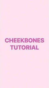 💘 Save this 2Min Cheekbones Tutorial! 💘